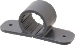 Oatey - 1/2" Pipe, Standard Pipe Clamp - Gray, Polypropylene - Caliber Tooling