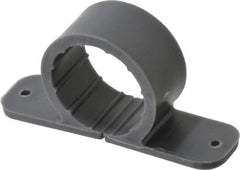 Oatey - 1" Pipe, Standard Pipe Clamp - Gray, Polypropylene - Caliber Tooling