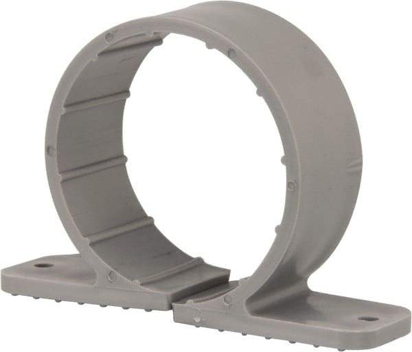 Oatey - 2" Pipe, Standard Pipe Clamp - Gray, Polypropylene - Caliber Tooling