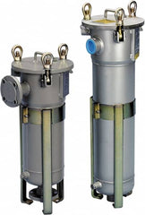 Parker - 2 Inch, Stainless Steel, Bag Filter Housing - Flange End Connection, 160 GPM Max Flow - Caliber Tooling