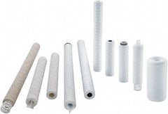 Parker - 2-1/2" OD, 1µ, Acetate Cotton String-Wound Cartridge Filter - 20" Long - Caliber Tooling