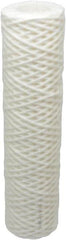 Parker - 2-1/2" OD, 50µ, Cotton String-Wound Cartridge Filter - 10" Long - Caliber Tooling