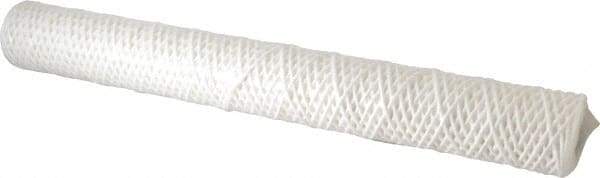 Parker - 2-1/2" OD, 50µ, Cotton String-Wound Cartridge Filter - 20" Long - Caliber Tooling