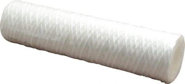 Parker - 2-1/2" OD, 5µ, Polypropylene Cotton String-Wound Cartridge Filter - 10" Long - Caliber Tooling