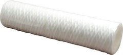 Parker - 2-1/2" OD, 5µ, Polypropylene Cotton String-Wound Cartridge Filter - 10" Long - Caliber Tooling