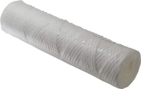 Parker - 2-1/2" OD, 25µ, Polypropylene Cotton String-Wound Cartridge Filter - 10" Long - Caliber Tooling