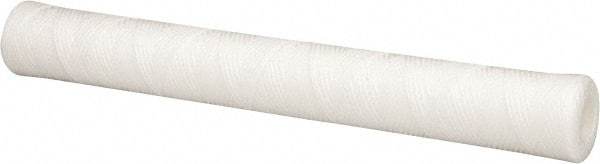 Parker - 2-1/2" OD, 10µ, Polypropylene Cotton String-Wound Cartridge Filter - 20" Long - Caliber Tooling