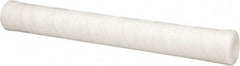 Parker - 2-1/2" OD, 10µ, Polypropylene Cotton String-Wound Cartridge Filter - 20" Long - Caliber Tooling