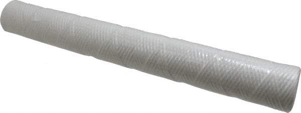 Parker - 2-1/2" OD, 25µ, Polypropylene Cotton String-Wound Cartridge Filter - 20" Long - Caliber Tooling