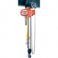 CM - 4,000 Lb Load Limit, 10' Max Height Air Chain Hoist - Caliber Tooling