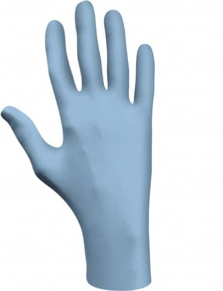 SHOWA - Size M, 4 mil, Food Grade, Powder Free Nitrile Disposable Gloves - Exact Industrial Supply