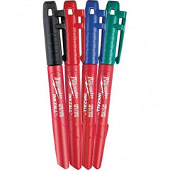 Milwaukee Tool - Markers & Paintsticks Type: Clog Resistant Color: Multi-Color - Caliber Tooling