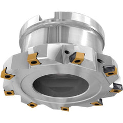 Iscar - Indexable Square-Shoulder Face Mills Cutting Diameter (mm): 76.20 Cutting Diameter (Decimal Inch): 3.0000 - Caliber Tooling