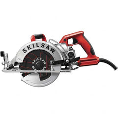 Skilsaw - 15 Amps, 7-1/4" Blade Diam, 5,300 RPM, Electric Circular Saw - 120 Volts, 8' Cord Length, 5/8" Arbor Hole, Left Blade - Caliber Tooling