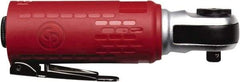 Chicago Pneumatic - 1/4" Drive, 270 RPM, 27 Ft/Lb Torque Ratchet Wrench - Inline Handle, 12 CFM, 90 psi, 1/4" NPT Inlet - Caliber Tooling