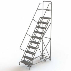 TRI-ARC - Rolling & Wall Mounted Ladders & Platforms Type: All-Directional Ladder Style: Rolling Safety Ladder - Caliber Tooling