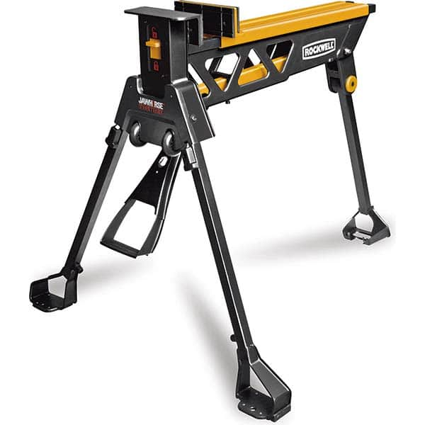 Rockwell - Stationary Work Benches, Tables Type: Foldup Sawhorse Top Material: Metal - Caliber Tooling