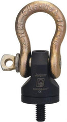 Jergens - 2,500 Lb Load Capacity Hoist Ring - 1/2 - 13 Thread, 1-1/4" Thread Length, Alloy Steel - Caliber Tooling