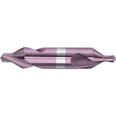 Magafor - #4 Plain Cut 60° Incl Angle Solid Carbide Combo Drill & Countersink - Caliber Tooling