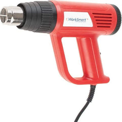 Value Collection - 104 to 932°F Heat Setting, Heat Gun - 120 Volts, 12.5 Amps, 1,500 Watts, 6' Cord Length - Caliber Tooling