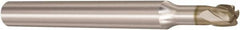 Seco - 4mm, 4 Flute, Single End, Solid Carbide, 0.3mm Corner Radius End Mill - 50mm OAL, 28° Helix, Right Hand Flute, 4mm LOC, Right Hand Cut, - Caliber Tooling