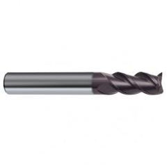 9.5mm Dia. - 72mm OAL - 45° Helix Firex Carbide End Mill - 3 FL - Caliber Tooling