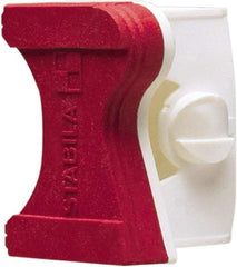 Stabila - Level Replacement End Cap Mount - Red, Use with R300 Series Levels - Caliber Tooling