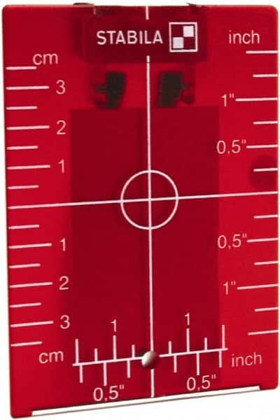 Stabila - Laser Level Target Plate - Use with LAR200, LAR250 - Caliber Tooling