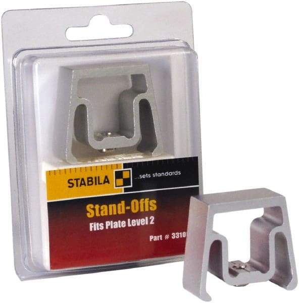 Stabila - Plate Level Standoff Mount - Silver, Use with 35610, 35712, 34610 & 34712 - Caliber Tooling