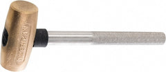 American Hammer - 1 Lb Head 1-1/8" Face Bronze Head Hammer - Exact Industrial Supply