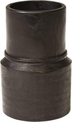 Flexaust - 1-1/4" Screw-On Hose Cuff - PVC, Black - Caliber Tooling