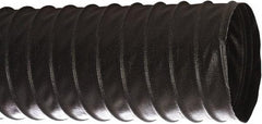 Flexaust - 12" ID, 2.22 Hg Vac Rating, 7 psi, Polyester Vacuum & Duct Hose - 25' Long, Black, 8.2" Bend Radius, -40 to 250°F - Caliber Tooling