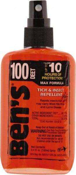 Ben's - 3.4 oz 100% DEET Pump Spray - For Ticks, Mosquitos, Disease Carrying Insects - Caliber Tooling