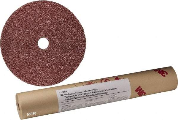 3M - 4-1/2" Diam 36+ Grit Fiber Disc - Very Coarse Grade, Ceramic, 13,300 Max RPM, Series 982C - Caliber Tooling