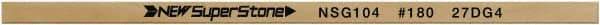 Value Collection - Flat Ceramic Finishing Stick - 100mm Long x 0.8mm Wide x 6mm Thick, 180 Grit - Caliber Tooling