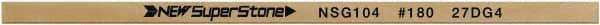 Value Collection - Flat Ceramic Finishing Stick - 100mm Long x 0.5mm Wide x 2mm Thick, 180 Grit - Caliber Tooling