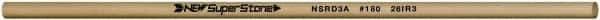 Value Collection - Round Ceramic Finishing Stick - 50mm Long x 3.175mm Wide x 3.2mm Thick, 180 Grit - Caliber Tooling