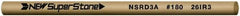 Value Collection - Round Ceramic Finishing Stick - 50mm Long x 3mm Wide x 3mm Thick, 180 Grit - Caliber Tooling