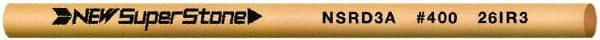 Value Collection - Round Ceramic Finishing Stick - 50mm Long x 3mm Wide x 3mm Thick, 400 Grit - Caliber Tooling