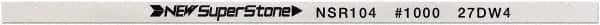 Value Collection - Flat Ceramic Finishing Stick - 100mm Long x 0.5mm Wide x 4mm Thick, 1,000 Grit - Caliber Tooling