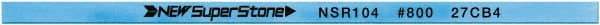 Value Collection - Flat Ceramic Finishing Stick - 100mm Long x 1.5mm Wide x 6mm Thick, 800 Grit - Caliber Tooling