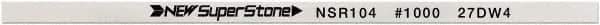 Value Collection - Flat Ceramic Finishing Stick - 100mm Long x 0.5mm Wide x 10mm Thick, 1,000 Grit - Caliber Tooling