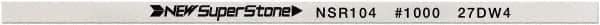 Value Collection - Flat Ceramic Finishing Stick - 100mm Long x 2mm Wide x 4mm Thick, 1,000 Grit - Caliber Tooling