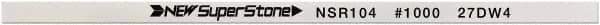 Value Collection - Flat Ceramic Finishing Stick - 100mm Long x 1.5mm Wide x 10mm Thick, 1,000 Grit - Caliber Tooling