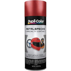 Dupli-Color - Metal Flake Retro Red Automotive Topcoat - 11 oz Aerosol Can - Caliber Tooling