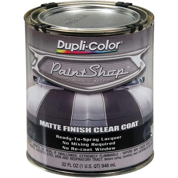 Dupli-Color - Matte Automotive Topcoat - 1 Qt Can - Caliber Tooling