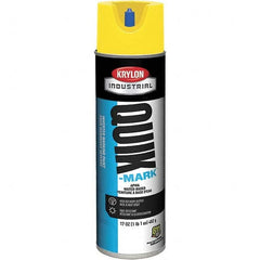 Krylon - 20 fl oz Yellow Marking Paint - 664' Coverage at 1" Wide, Water-Based Formula, 307 gL VOC - Caliber Tooling