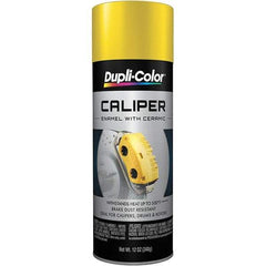 Dupli-Color - 12 oz Yellow Automotive Heat Resistant Paint - Gloss Finish, 500°F Max Temp, Comes in Aerosol Can - Caliber Tooling