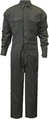 National Safety Apparel - Size L Green HRC 2 Flame Resistant/Retardant Welding Coveralls - Exact Industrial Supply