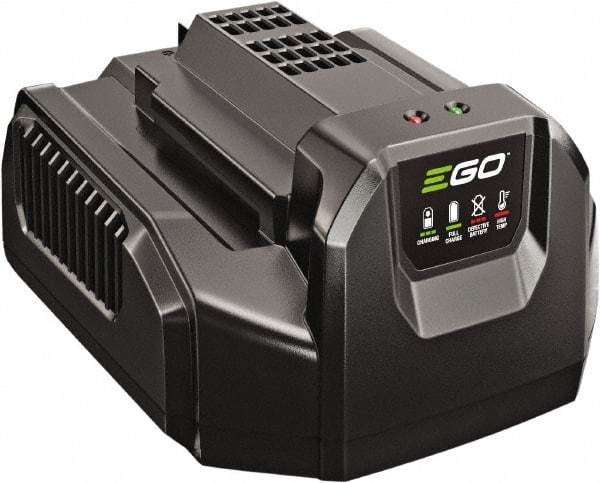 EGO Power Equipment - 8-1/4" Long x 6-1/2" Wide x 4-1/2" High Metal & Plastic Battery Charger - For EGO Batteries - Caliber Tooling